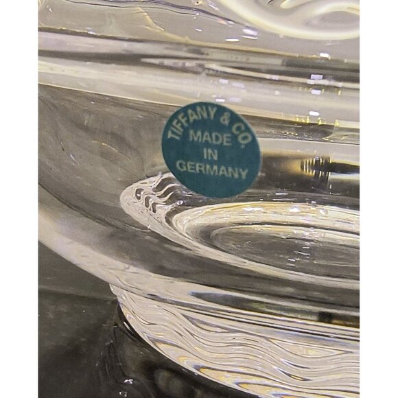 Tiffany & Co. German-Made Crystal Dolphins Bowl - Picture 2 of 7